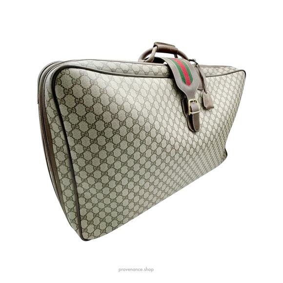 Gucci GG Supreme Suitcase with Web Detail - Picture 4 of 11